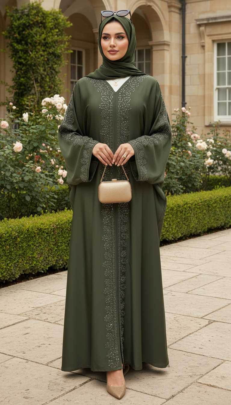 Luxury Beaded Abaya