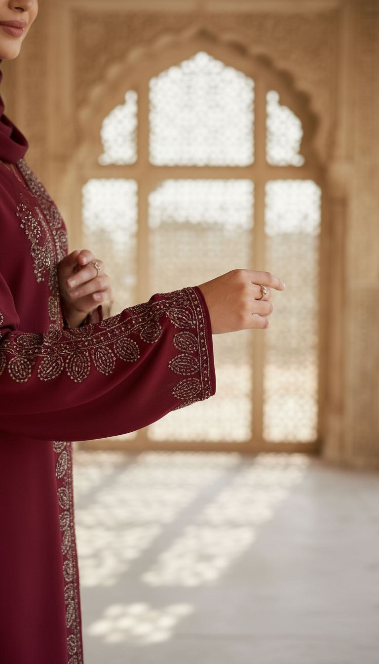 Luxury Beaded Abaya