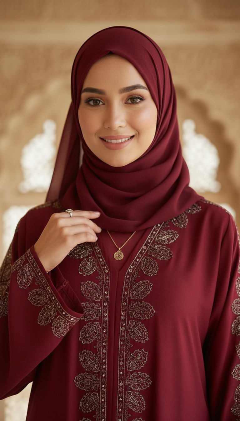 Luxury Beaded Abaya