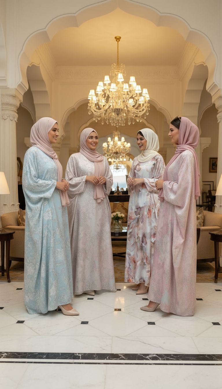 Blush Aura Abaya
