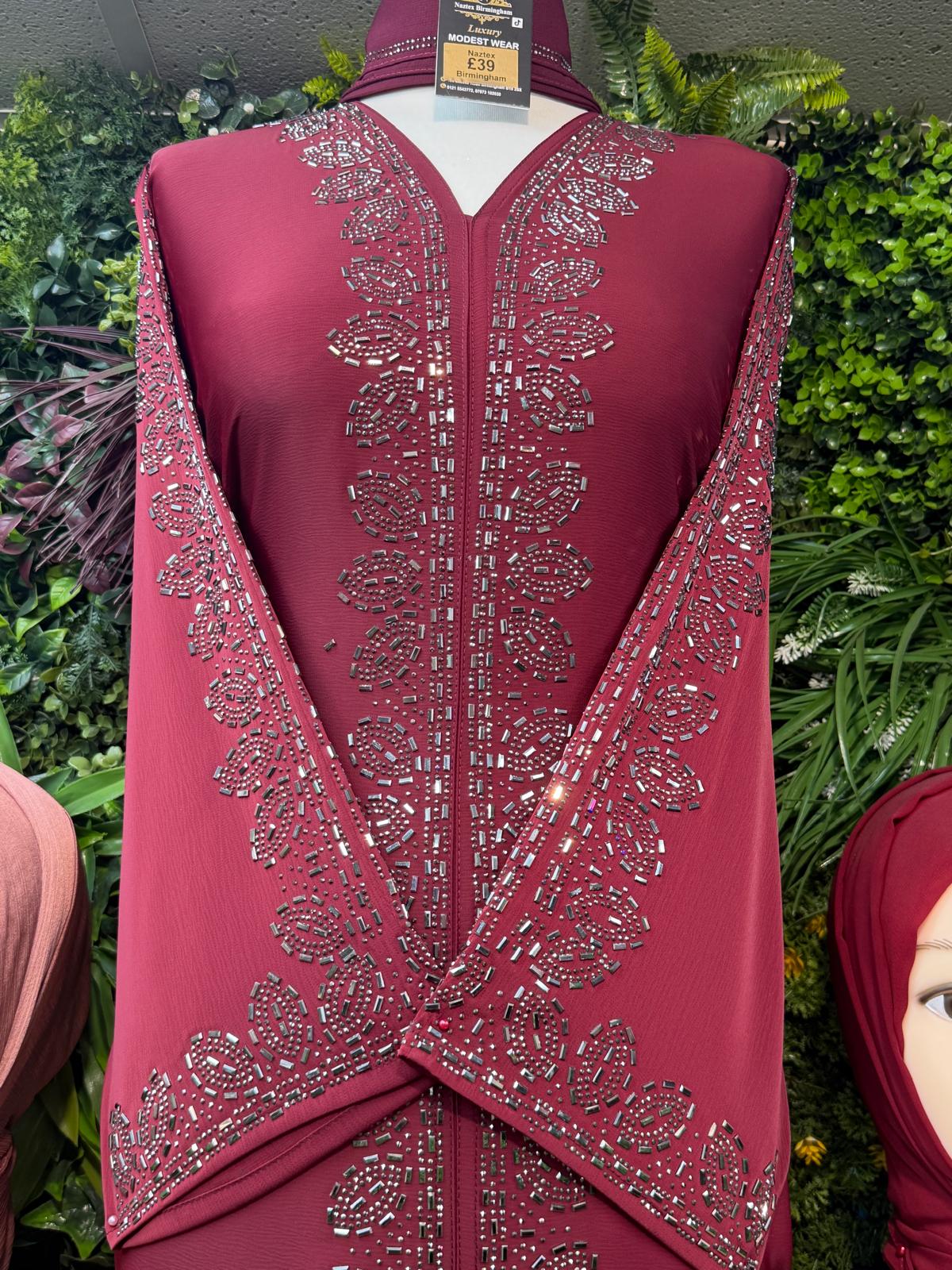 Luxury Beaded Abaya
